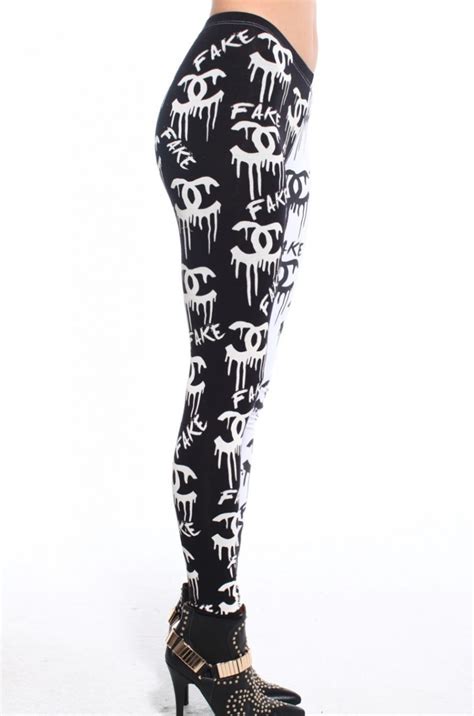 chanel tights fake|chanel leggings for women.